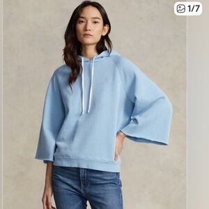 Polo Ralph Lauren women‘s hoodie Blue Size Medium New With‎ Tags